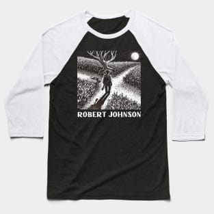 Crossroad Chronicles Robert Johnson's Musical Pact Baseball T-Shirt